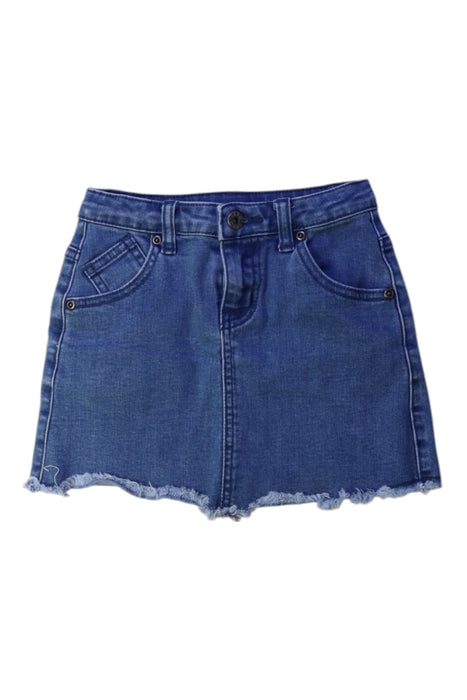 A Blue Short Skirts from Seed in size 5T for girl. (Front View)