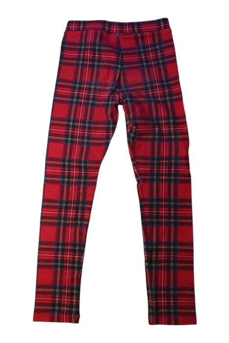 A Red Leggings from Crewcuts in size 6T for girl. (Back View)