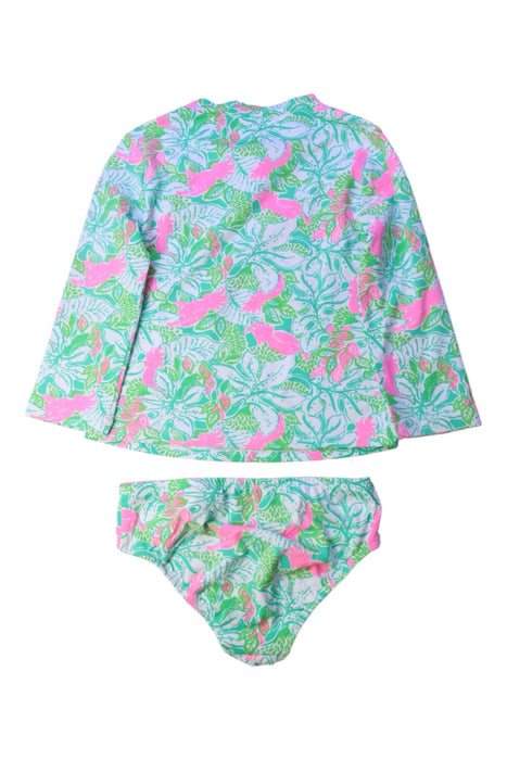 A Multicolour Swim Sets from Lilly Pulitzer in size 5T for girl. (Back View)