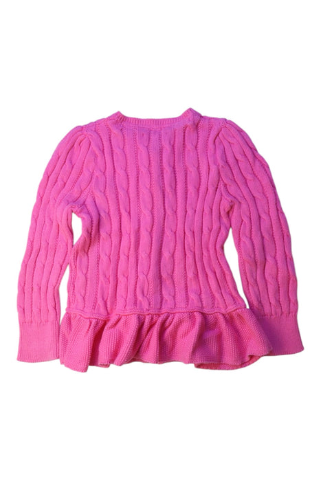 A Pink Cardigans from Polo Ralph Lauren in size 3T for girl. (Back View)