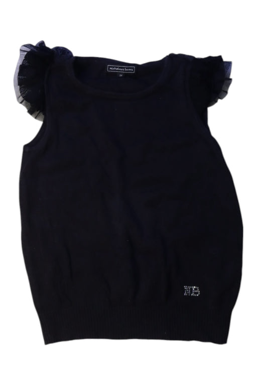 A Black Sleeveless Tops from Nicholas & Bears in size 3T for girl. (Front View)