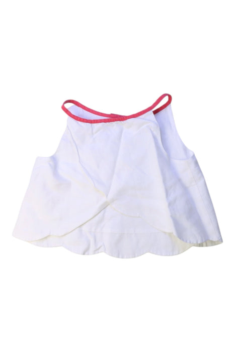 A White Sleeveless Tops from Jacadi in size 4T for girl. (Back View)