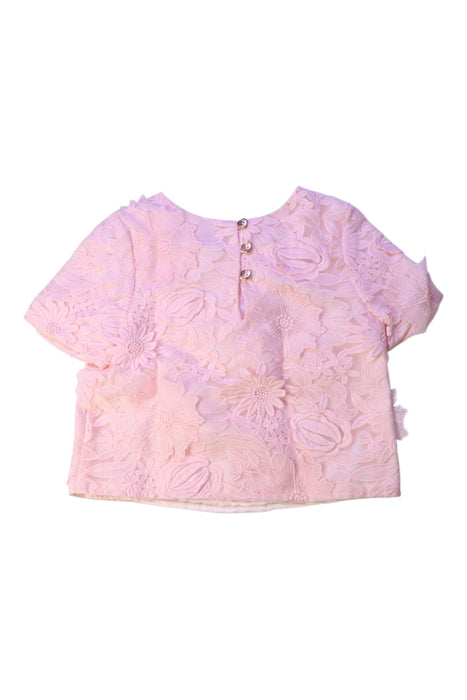 A Pink Short Sleeve Tops from Baker by Ted Baker in size 5T for girl. (Back View)