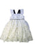 A White Sleeveless Dresses from Balabala in size 4T for girl. (Front View)