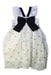 A White Sleeveless Dresses from Balabala in size 4T for girl. (Back View)