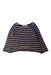 A Navy Long Sleeve Tops from Petit Bateau in size 3T for girl. (Front View)