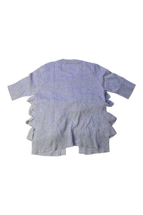 A Blue Cardigans from Seed in size 3T for girl. (Back View)