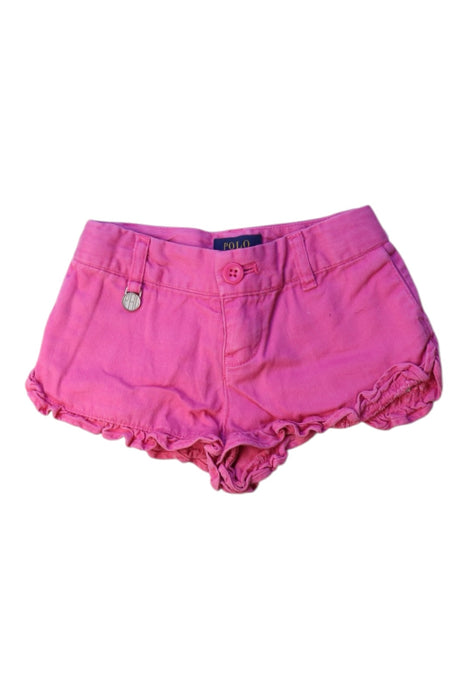 A Pink Shorts from Polo Ralph Lauren in size 2T for girl. (Front View)