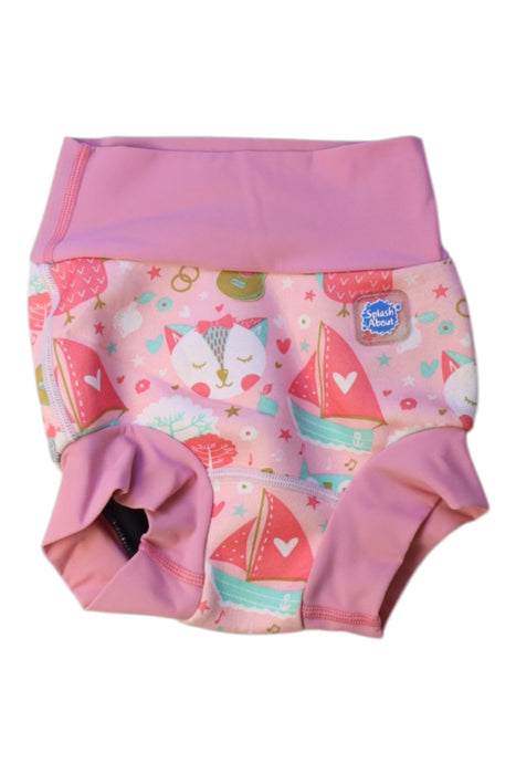 A Pink Swim Diapers from Splash About in size 12-18M for girl. (Front View)