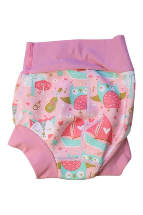 A Pink Swim Diapers from Splash About in size 12-18M for girl. (Back View)