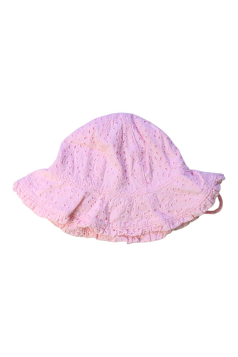 A Pink Sun Hats from Ralph Lauren in size 12-18M for girl. (Front View)