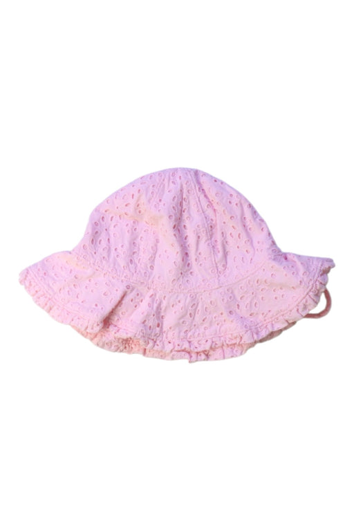 A Pink Sun Hats from Ralph Lauren in size 12-18M for girl. (Front View)