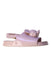 A Pink Sandals from Mini Melissa in size 3T for girl. (Front View)