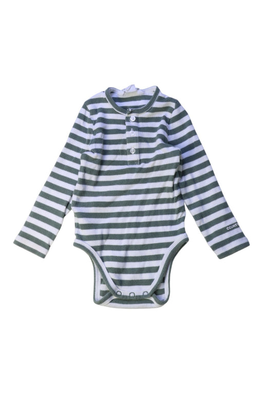 A Grey Long Sleeve Bodysuits from Country Road in size 3-6M for boy. (Front View)
