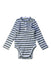 A Grey Long Sleeve Bodysuits from Country Road in size 3-6M for boy. (Front View)