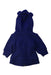 A Navy Hooded Sweatshirts from Hanna Andersson in size 0-3M for neutral. (Back View)
