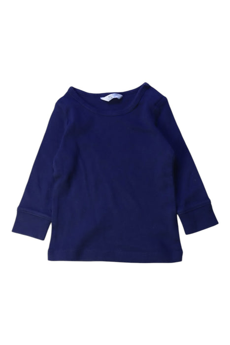 A Navy Long Sleeve Tops from Boden in size 3-6M for boy. (Front View)