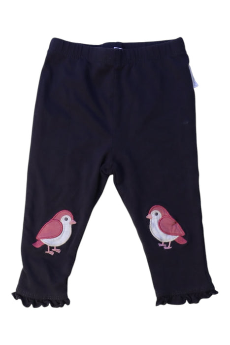 A Black Leggings from Purebaby in size 3-6M for girl. (Front View)