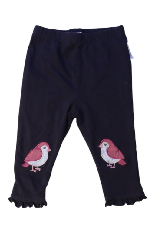 A Black Leggings from Purebaby in size 3-6M for girl. (Front View)