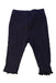 A Black Leggings from Purebaby in size 3-6M for girl. (Back View)