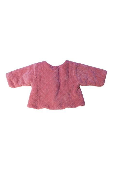 A Pink Cardigans from Purebaby in size 0-3M for girl. (Back View)