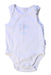 A White Sleeveless Bodysuits from Purebaby in size 3-6M for neutral. (Front View)
