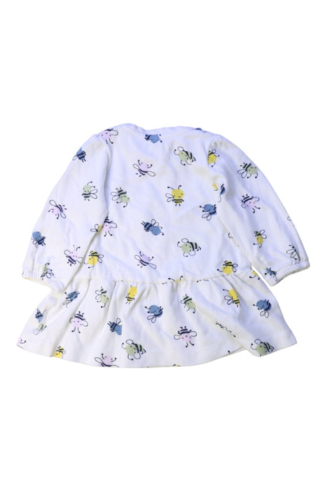 A White Long Sleeve Dresses from Polarn O. Pyret in size 3-6M for girl. (Back View)