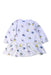 A White Long Sleeve Dresses from Polarn O. Pyret in size 3-6M for girl. (Back View)