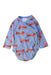 A Blue Long Sleeve Bodysuits from Hanna Andersson in size 3-6M for boy. (Front View)