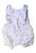 A White Sleeveless Rompers from Purebaby in size 0-3M for girl. (Back View)
