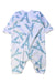 A White Long Sleeve Rompers from Petit Bateau in size 0-3M for neutral. (Back View)
