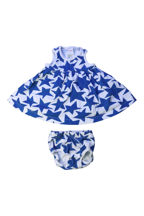 A Blue Dress Sets from Hanna Andersson in size 3-6M for girl. (Front View)