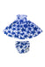 A Blue Dress Sets from Hanna Andersson in size 3-6M for girl. (Front View)
