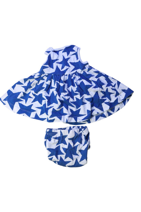A Blue Dress Sets from Hanna Andersson in size 3-6M for girl. (Back View)