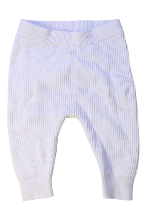 A White Leggings from Seed in size 0-3M for neutral. (Front View)