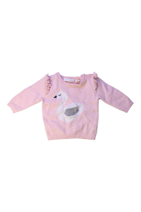 A Pink Long Sleeve Tops from Country Road in size 3-6M for girl. (Front View)