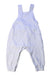A White Long Overalls from Purebaby in size 3-6M for boy. (Front View)