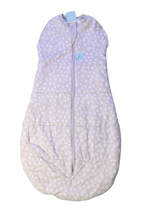 A Beige Sleepsacs from ErgoPouch in size 0-3M for girl. (Front View)