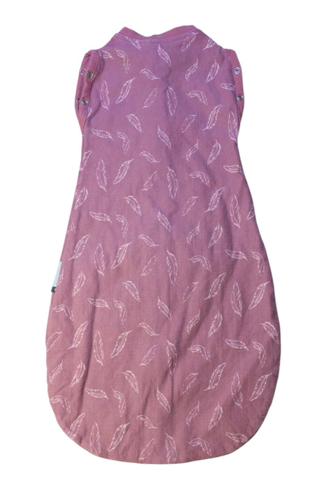 A Pink Sleepsacs from ErgoPouch in size 0-3M for neutral. (Back View)