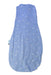 A Blue Sleepsacs from ErgoPouch in size 0-3M for boy. (Back View)