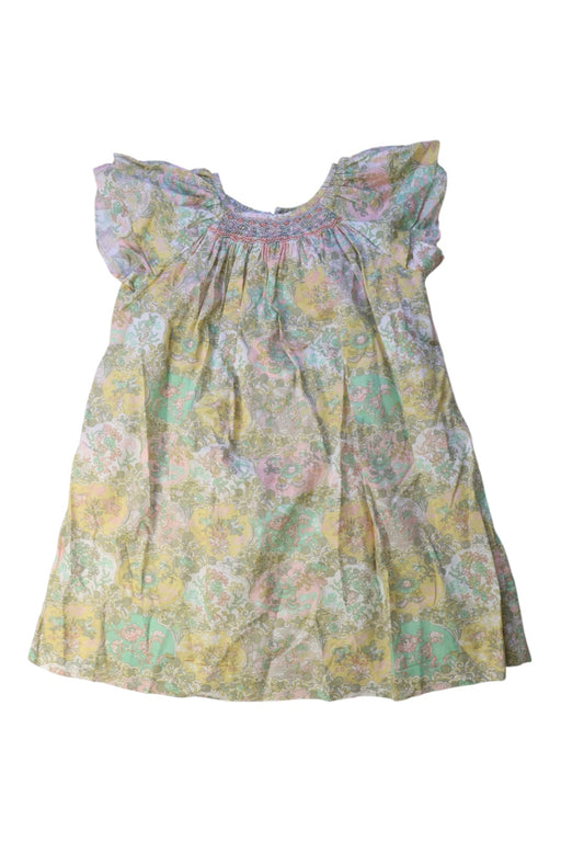 A Multicolour Short Sleeve Dresses from Bonpoint in size 4T for girl. (Front View)