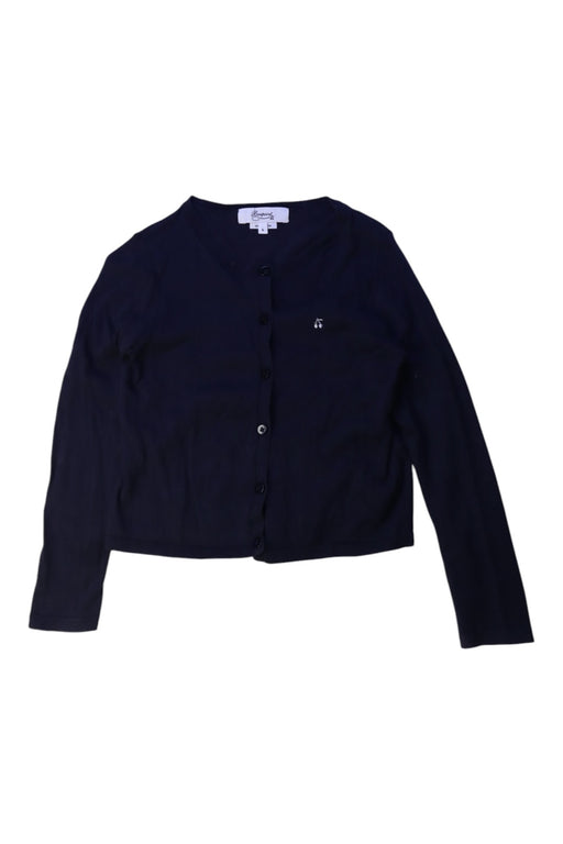 A Navy Cardigans from Bonpoint in size 6T for girl. (Front View)