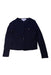 A Navy Cardigans from Bonpoint in size 6T for girl. (Front View)
