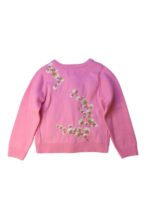A Pink Cardigans from Kingkow in size 4T for girl. (Back View)