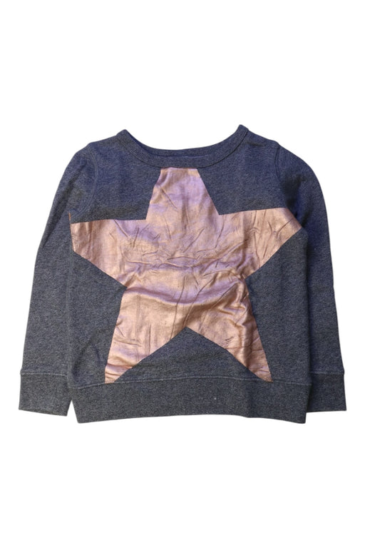 A Grey Crewneck Sweatshirts from Crewcuts in size 4T for girl. (Front View)
