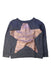 A Grey Crewneck Sweatshirts from Crewcuts in size 4T for girl. (Front View)