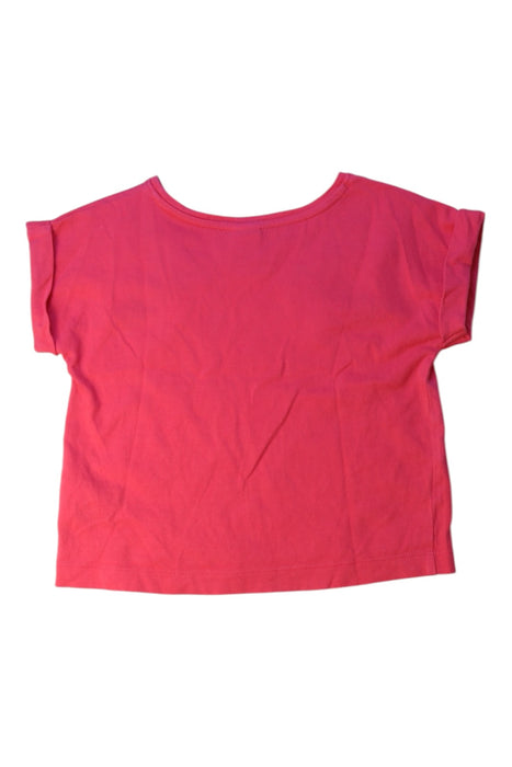 A Pink Short Sleeve Tops from Frugi in size 4T for girl. (Back View)