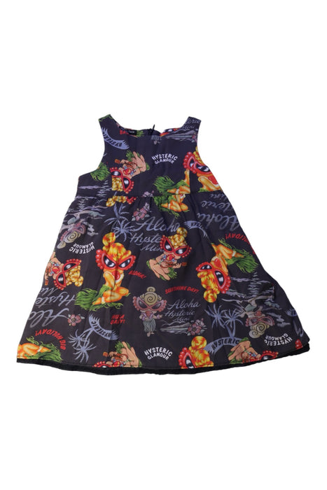 A Multicolour Sleeveless Dresses from Hysteric Mini in size 4T for girl. (Front View)