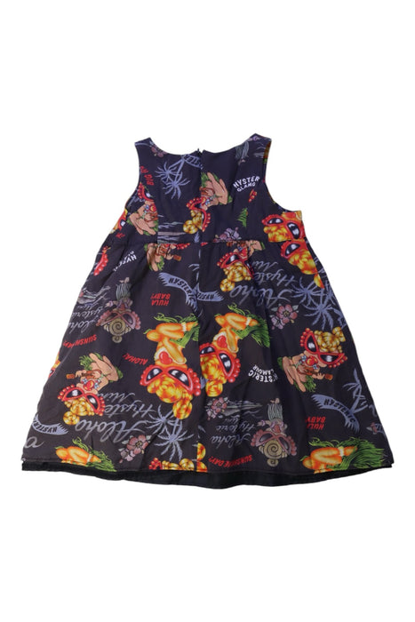 A Multicolour Sleeveless Dresses from Hysteric Mini in size 4T for girl. (Back View)