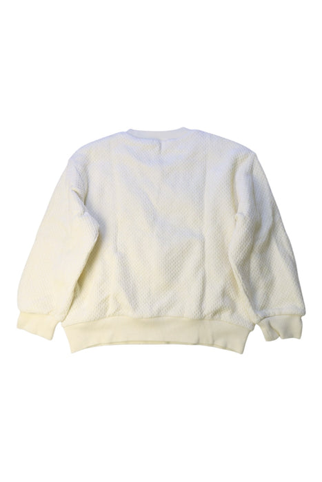 A Ivory Crewneck Sweatshirts from Balabala in size 5T for girl. (Back View)